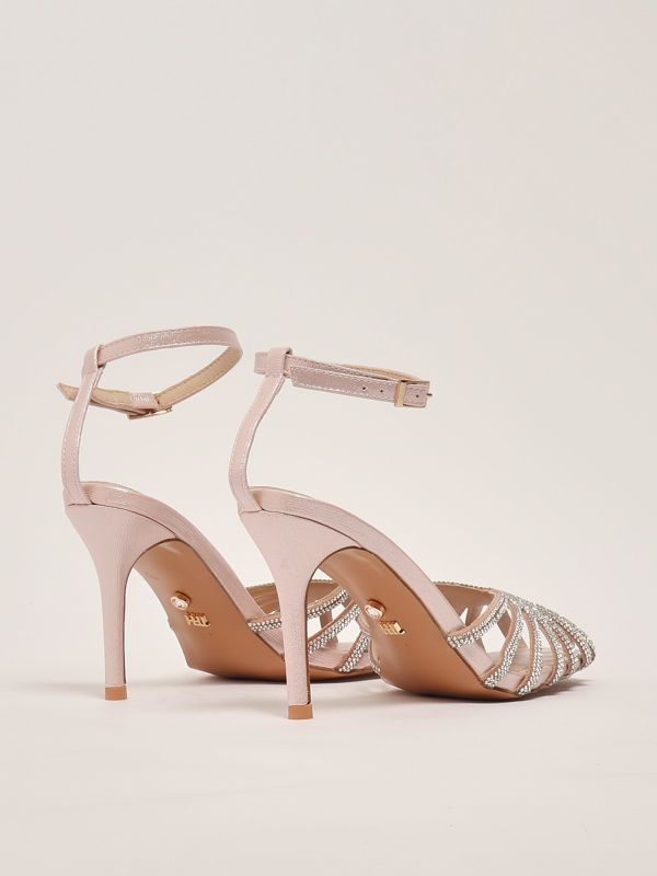 3. Los Angeles women's sandal with rhinestones Powder Twentyfourhaitch sh390