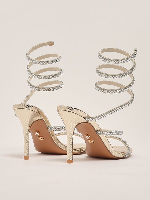 3. Zeja women's leather sandal Gold Twentyfourhaitch sh378