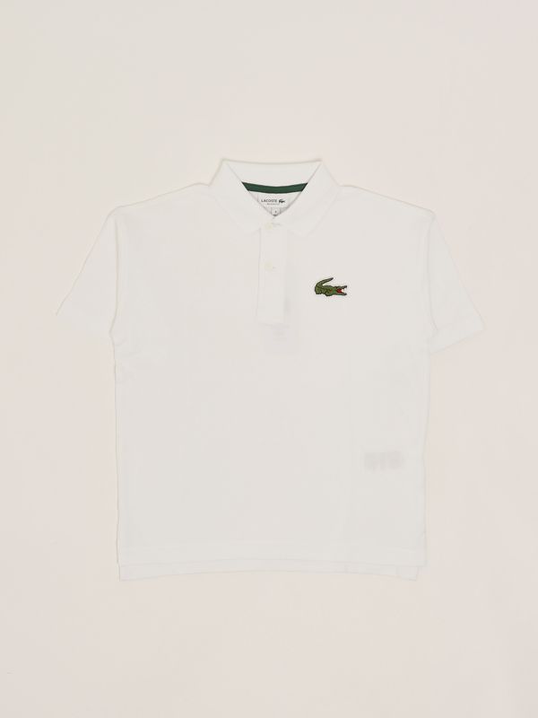 1. Polo en coton pour enfants Blanc Lacoste pj2482