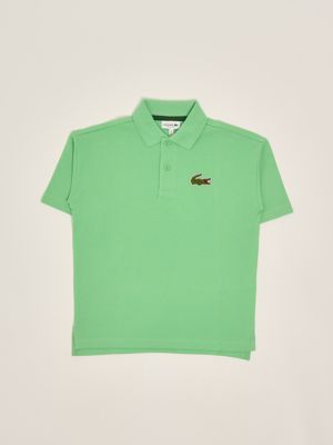 1. Polo en coton pour enfants Vert