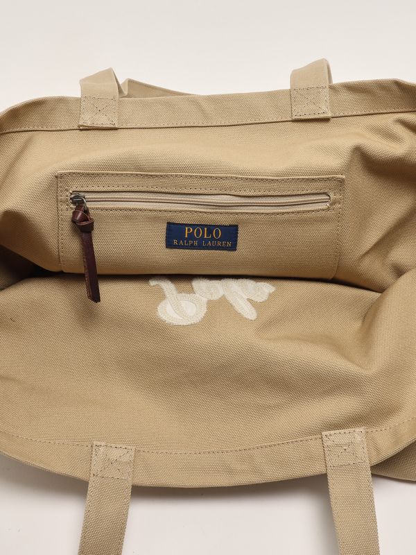 3. Borsa donna in tela di cotone Tenne' Polo Ralph Lauren 405962436