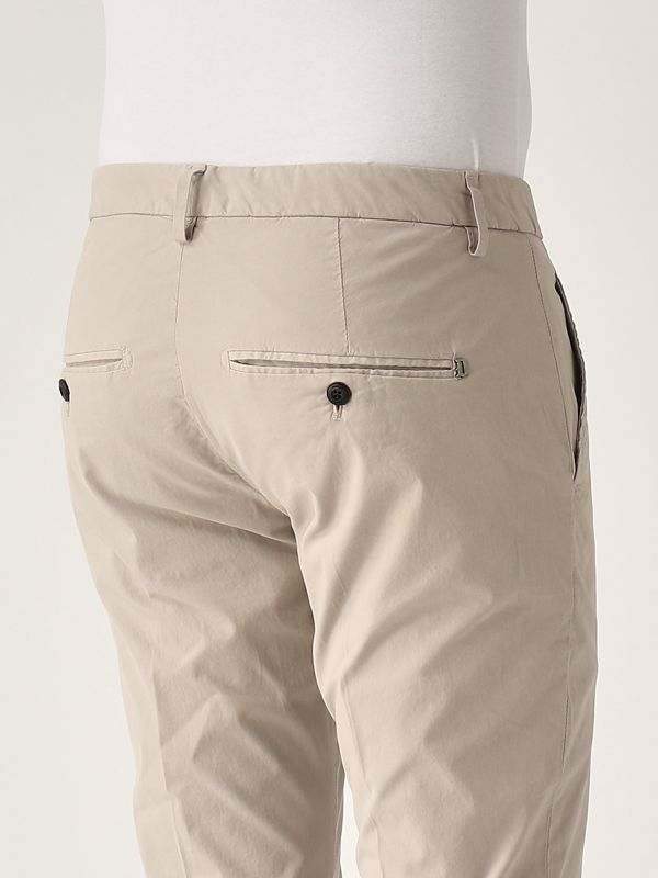4. Pantalone uomo Alfredo in cotone stretch Naturale Dondup up518pse025uptddu