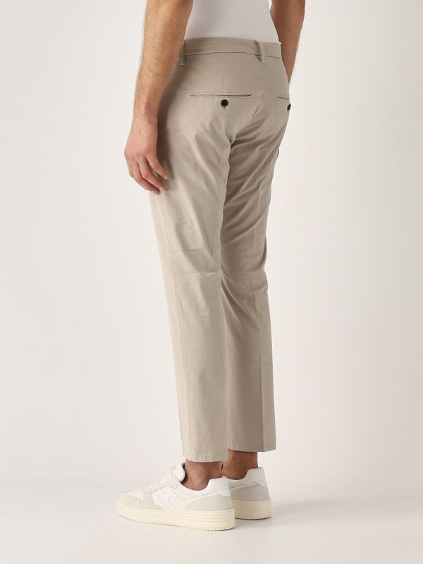 3. Pantalone uomo Alfredo in cotone stretch Naturale Dondup up518pse025uptddu