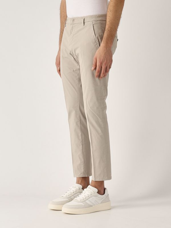 2. Pantalone uomo Alfredo in cotone stretch Naturale Dondup up518pse025uptddu