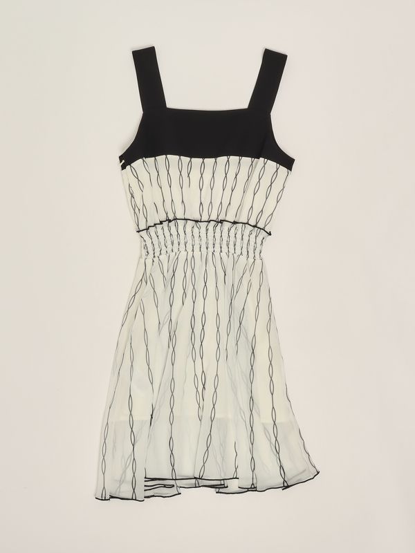 2. Girl crepe dress White-Black Patrizia Pepe 7a0553a583