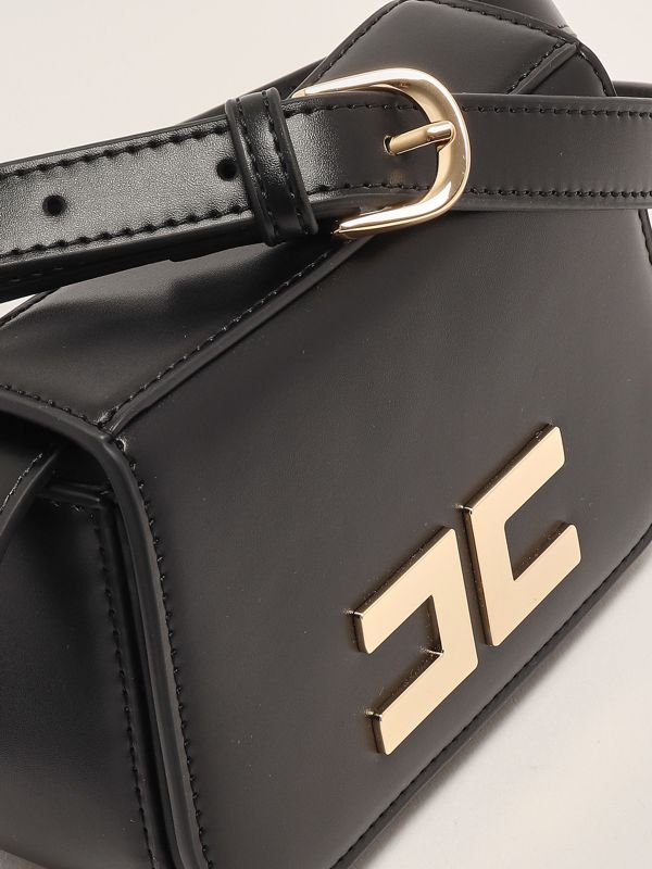 5. Sac pour fille en simili-cuir Noir Elisabetta Franchi efbo103ctv025