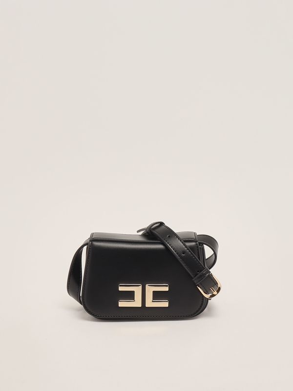 3. Sac pour fille en simili-cuir Noir Elisabetta Franchi efbo103ctv025