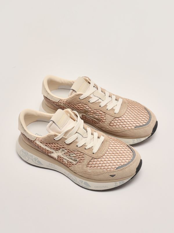 スニーカー PREMIATA Women Sneakers LAURYN VAR 7486 BEIGE Beige Premiata LAURYN 7486 Sneakers in beige buy online