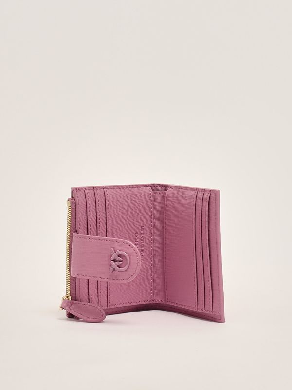 3. Multi Purpose saffiano leather wallet for women Purple Pinko 103610a29p