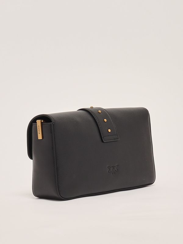 2. Borsa donna Love One Classic Slouchy in pelle Nero Pinko 104524a0qo