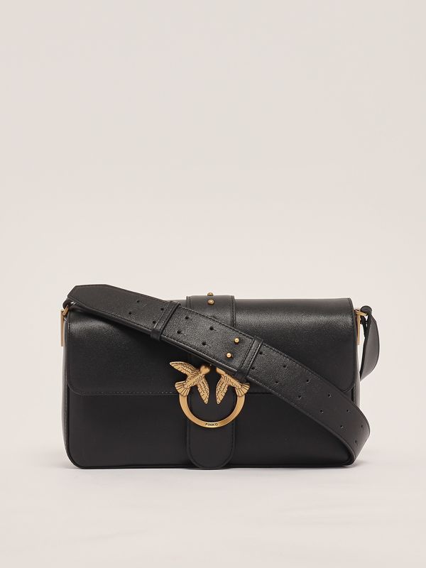 3. Borsa donna Love One Classic Slouchy in pelle Nero Pinko 104524a0qo