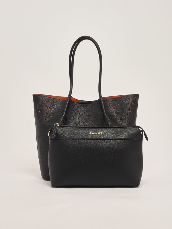 4. Bolso de mujer de polipiel Negro Twinset 251td8050