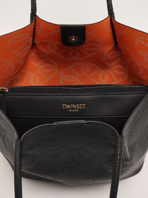 6. Bolso de mujer de polipiel Negro Twinset 251td8050