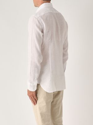3. Camicia uomo in lino Bianco