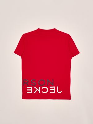 2. T-shirt bambino in cotone Rosso