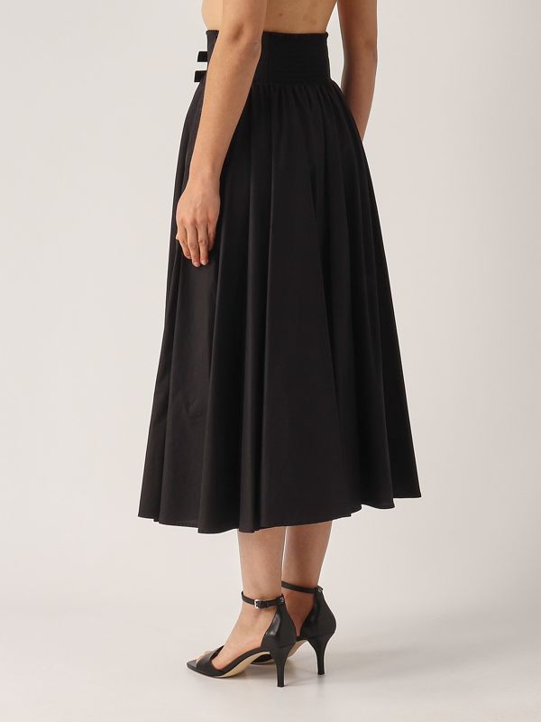 3. Cotton skirt for women Black Meimeij m5ea35