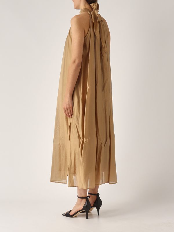 3. Muslin dress for women Camel Meimeij m5ef14