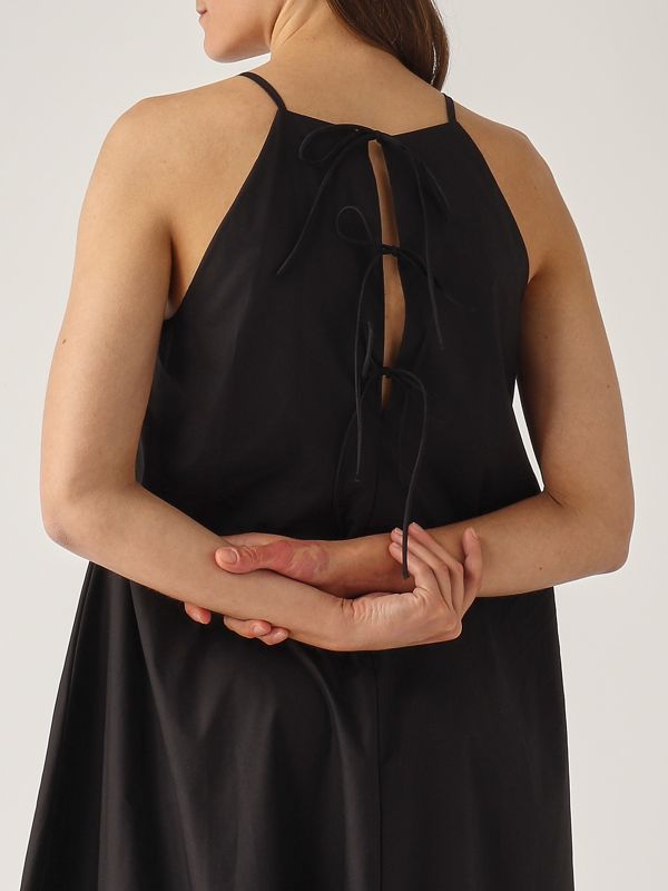 4. Cotton dress for women Black Meimeij m5ea62