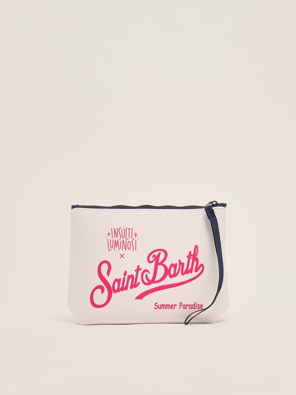 2. Pochette Aline in scuba Bianco-Statemi lontana MC2 Saint Barth alin001
