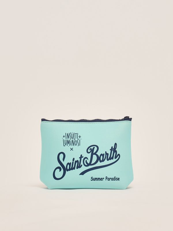 2. Pochette Aline in scuba Celeste-Statemi lontano MC2 Saint Barth alin001