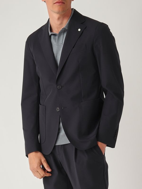 4. Americana para hombre de nailon técnico Azul marino L.B.M. 1911 552122844