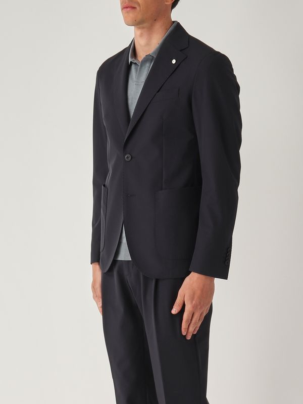 2. Americana para hombre de nailon técnico Azul marino L.B.M. 1911 552122844