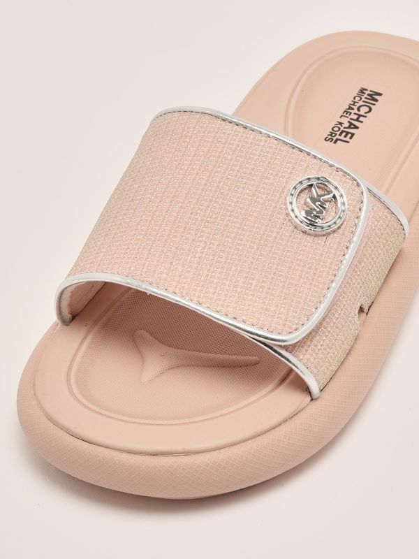 5. Raelynn Darby rubber slippers for girls Pink Michael Kors mk01951