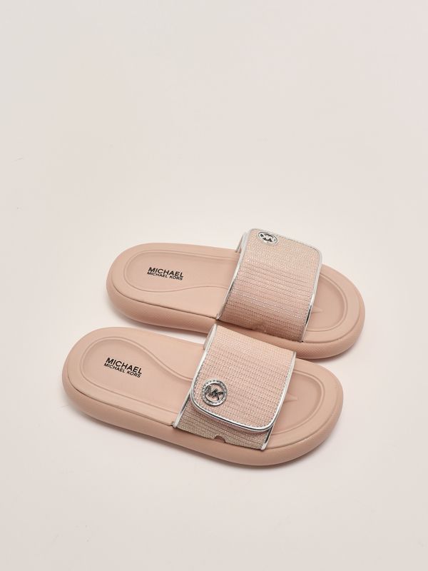 2. Raelynn Darby rubber slippers for girls Pink Michael Kors mk01951