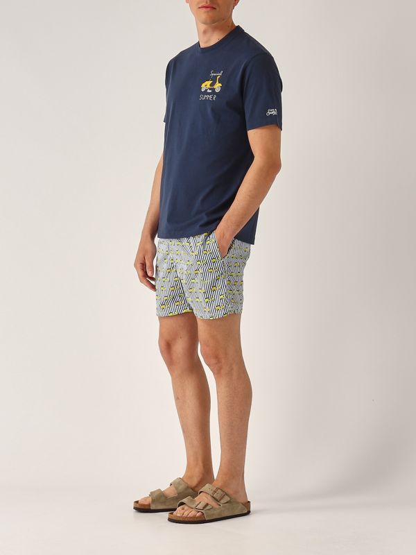 3. Costume uomo con stampa Mini-Giallo MC2 Saint Barth lig0003