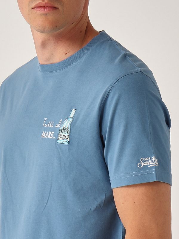 4. T-shirt uomo in cotone Carta Da Zucchero MC2 Saint Barth tshm001