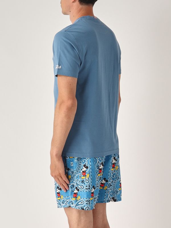 3. T-shirt uomo in cotone Carta Da Zucchero MC2 Saint Barth tshm001
