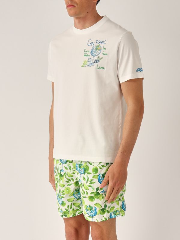 2. T-shirt uomo in cotone Gin MC2 Saint Barth tshm001
