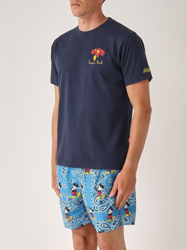 2. T-shirt uomo in cotone Iron Man MC2 Saint Barth tshm001