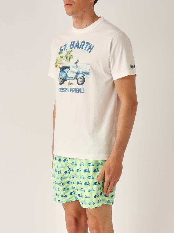 2. T-shirt uomo in cotone Vespa MC2 Saint Barth tshm001
