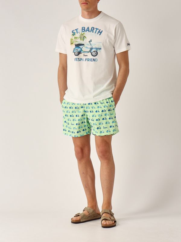 5. T-shirt uomo in cotone Vespa MC2 Saint Barth tshm001