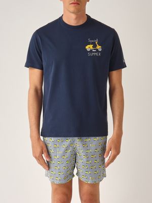 1. T-shirt uomo in cotone Blu