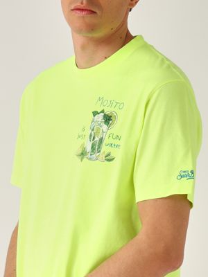 4. T-shirt uomo in cotone Fluo