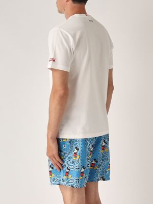 3. T-shirt uomo in cotone Mickey-Bianco