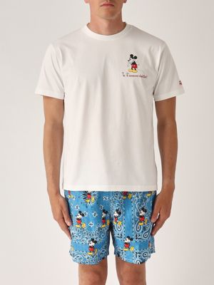1. T-shirt uomo in cotone Mickey-Bianco