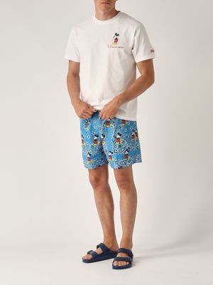 5. T-shirt uomo in cotone Mickey-Bianco
