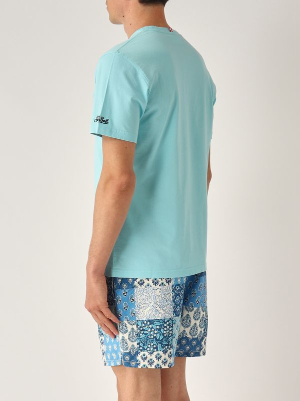 3. T-shirt homme en coton L'azur MC2 Saint Barth pot0001