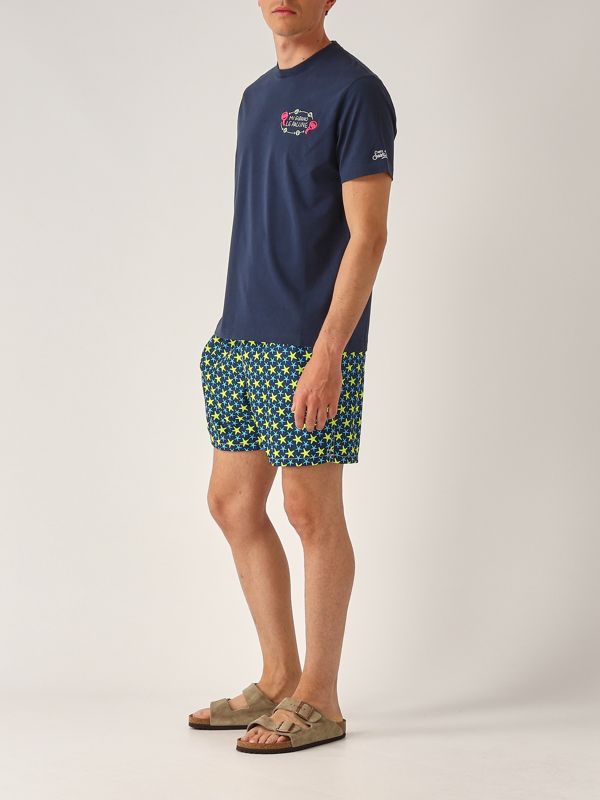 5. T-shirt homme en coton Bleu MC2 Saint Barth pot0001