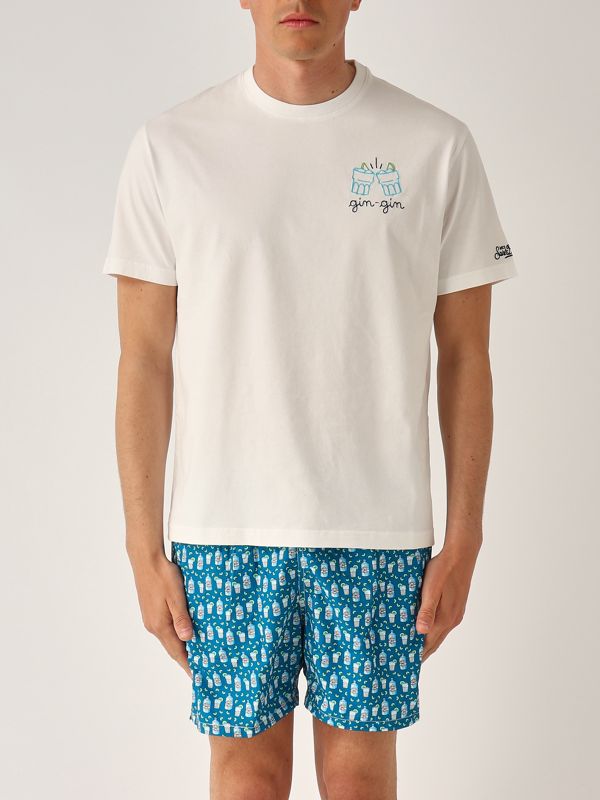 1. T-shirt homme en coton Gin MC2 Saint Barth pot0001
