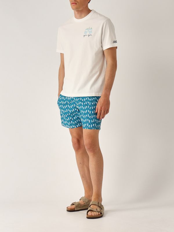 5. T-shirt homme en coton Gin MC2 Saint Barth pot0001