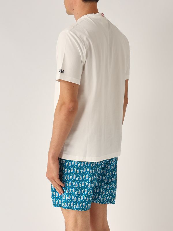 3. T-shirt homme en coton Gin MC2 Saint Barth pot0001