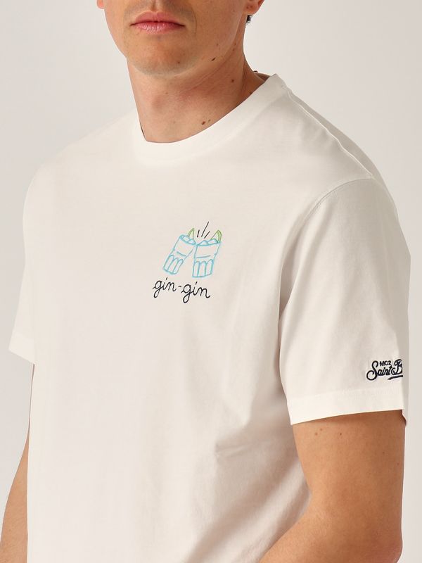 4. T-shirt homme en coton Gin MC2 Saint Barth pot0001