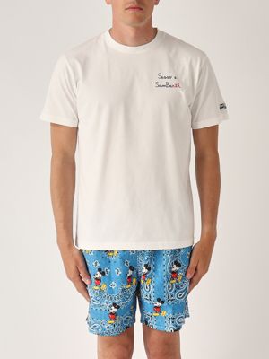 1. T-shirt homme en coton Blanc