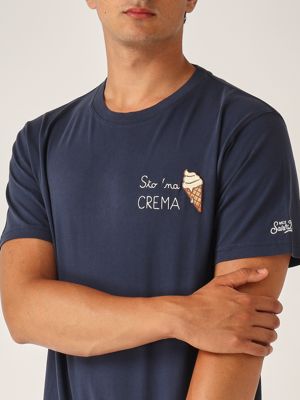 4. T-shirt homme en coton Crème Na 61