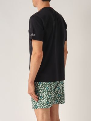 3. T-shirt homme en coton Noir