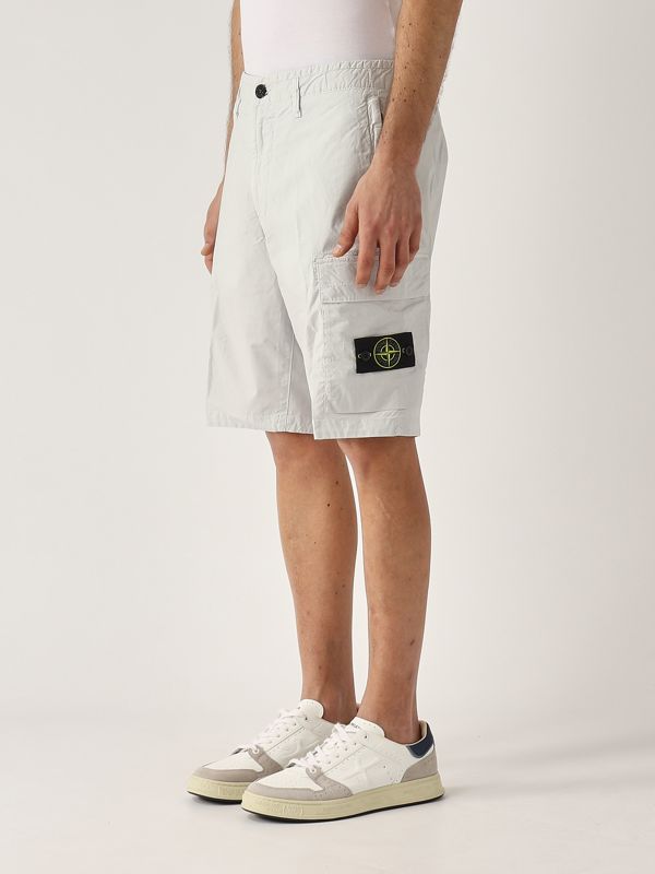2. Bermuda en coton pour hommes Ciel Stone Island k1s15l100l08s0003